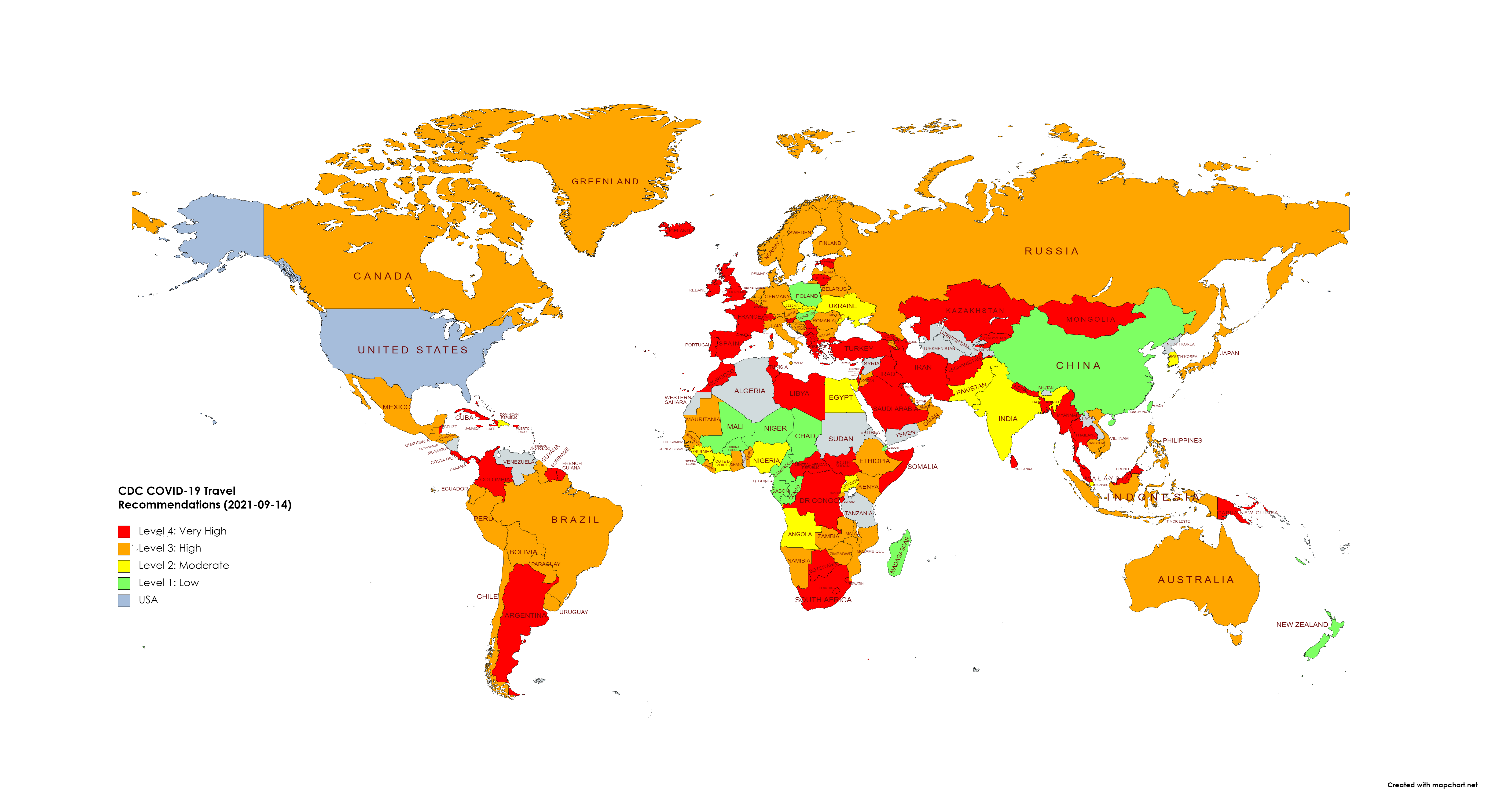 Stat Map. Weissenhaus on Map. World simply